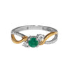 lover's universe emerald ring