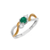 lover's universe emerald ring