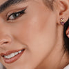 Ruby grape earrings